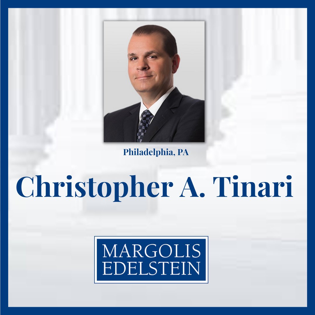 Philadelphia partner and Labor &amp; Employment Group Chair Christopher Tinari was honored as part of The Legal Intelligencer's 2022 Professional Excellence Awards. Chris was honored with a Law Firm Mentor Award. Read more here: margolisedelstein.com/news/christoph…