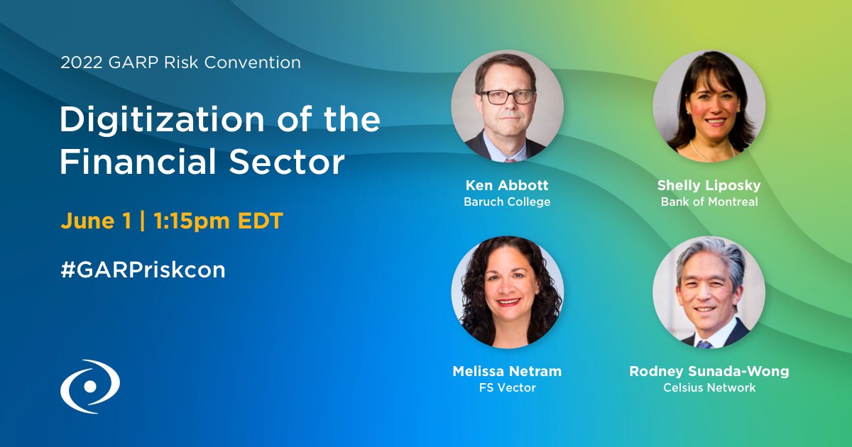 GARP_Risk's tweet photo. Don't miss this GARP #Risk Convention session on June 1 at 1:15pm EDT! https://t.co/rNw5FUsOh5 #GARPriskcon https://t.co/ytzBWxleEX
