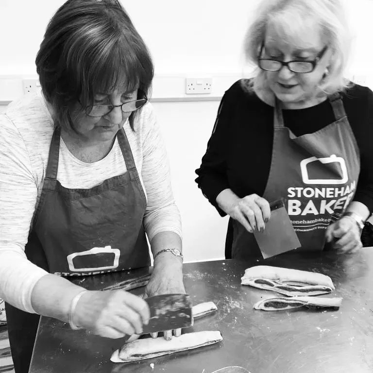 stonehambake's tweet photo. It’s #MentalHealthAwarenessWeek and the theme this year is tackling loneliness. Our #BreadShed project is all about this; using bread making to support those who are a bit isolated. It’s a chance to chat, a chance to connect, a chance to bake. https://t.co/FMOzsL5O5z