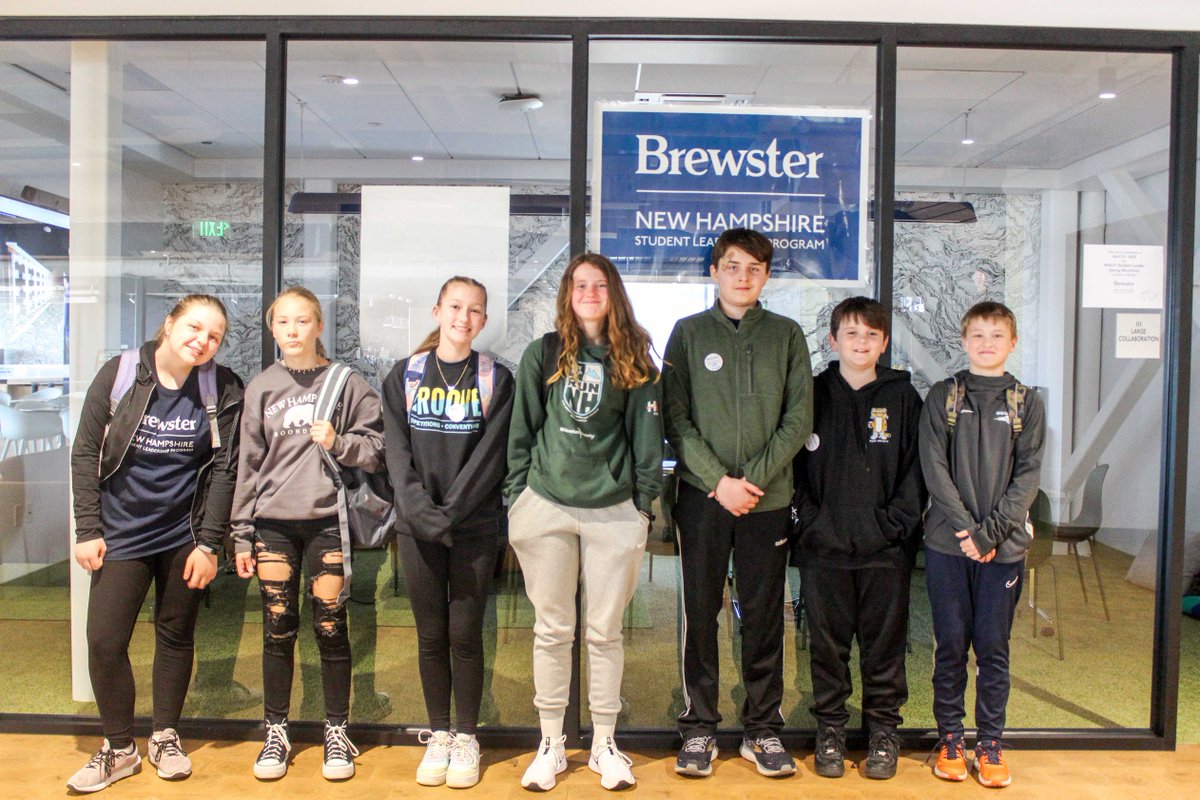 BrewsterAcademy's tweet photo. Brewster students serve as mentors for local middle school students in the New Hampshire Student Leadership Program (NHSLP), and they were excited to meet their mentees in person on campus and show them what Brewster student life is like.
#BrewsterAcademy #LivesofPurpose #NHSLP https://t.co/ecSIYLCBqt