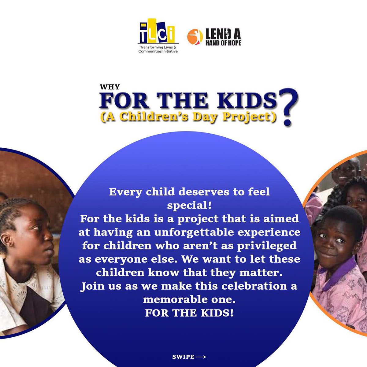 zaenab_x's tweet photo. @lendahand_org is having this children’s day programme on the 28th of this month. You can support by making donations to the account number in the flier.

0037885552
Stanbic IBTC https://t.co/q5JnbSQMzO