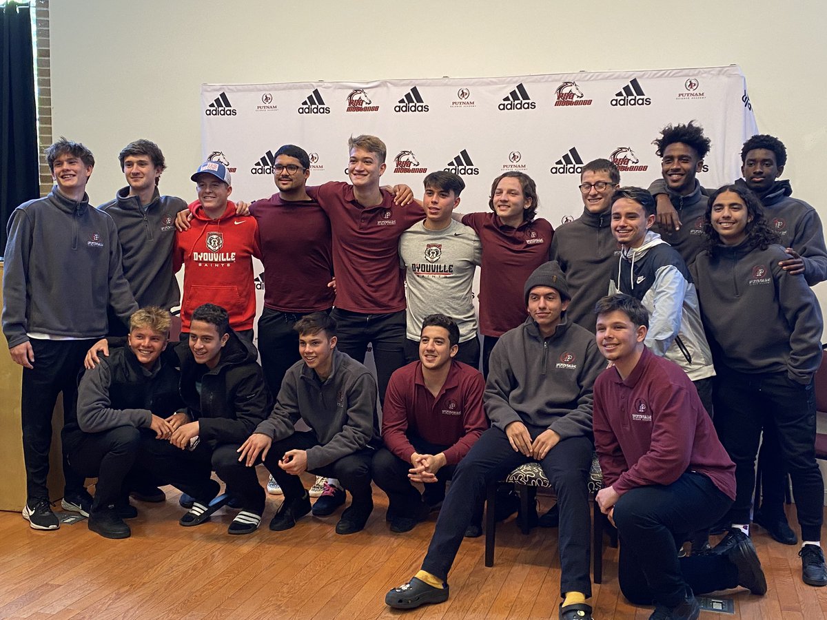 AthleticsPsa's tweet photo. Congratulations to @ArthurPrates07 on signing his NLI today to attend D’Youville University. So proud of this young man, who represents everything a PSA student-athlete should be! 
@psamenssoccer https://t.co/3X1UHQy8ss