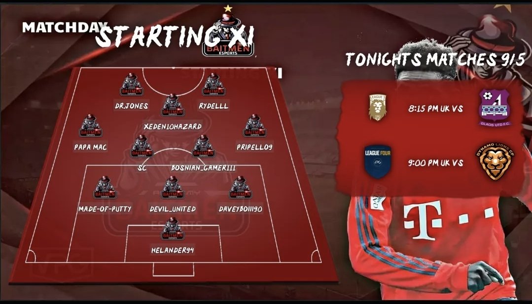 Baitmen eSports (@baitmene) on Twitter photo Tonight in <a href="/VPGEurope/">Virtual Pro Gaming | Europe</a> and <a href="/VPGUK/">VPG United Kingdom</a> we go against Glacis and Dinimo we line up with Tonight in <a href="/VPGEurope/">Virtual Pro Gaming | Europe</a> and <a href="/VPGUK/">VPG United Kingdom</a> we go against Glacis and Dinimo we line up with