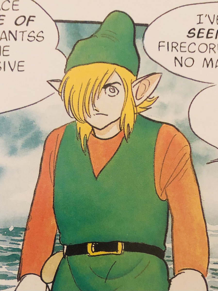 big fan of this Link from the old ALTTP comic by Shotaro Ishinomori… he reminds me of a wet rat <3 