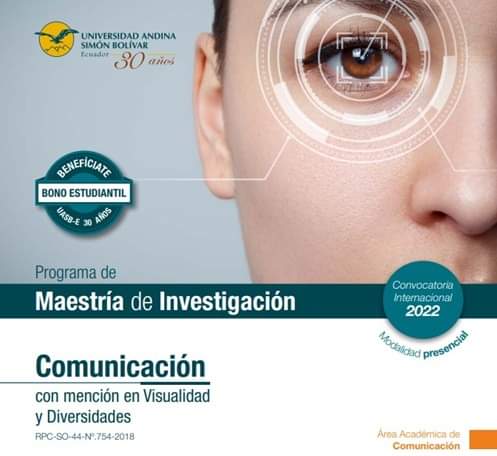 ivrodrigom's tweet photo. ¿Quieres conocer y estudiar sobre el mundo visual. Postula a la Maestría en Comunicación, Visualidad y Diversidades y conviértete en un experto en la lectura crítica de imágenes.  #Becas #MCVD
👉 https://t.co/iItXEymJwC https://t.co/d5cdWYrr55