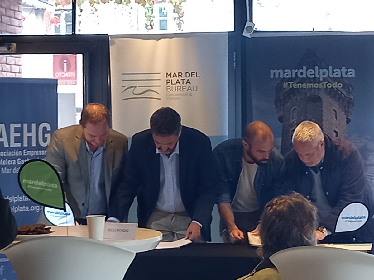 Con <a href="/comjovenucip/">Comision Joven UCIP</a> acompañando el lanzamiento del Programa Nómades Digitales con el objetivo de recibir turismo todo el año. #MardelPlata es la 2# ciudad que cuenta con este programa. <a href="/aehgmdp/">AEHGMDP</a> <a href="/MDPBUREAU/">Mar del Plata Bureau</a> <a href="/mardelplata/">Turismo Mar del Plata</a> FELICITACIONES