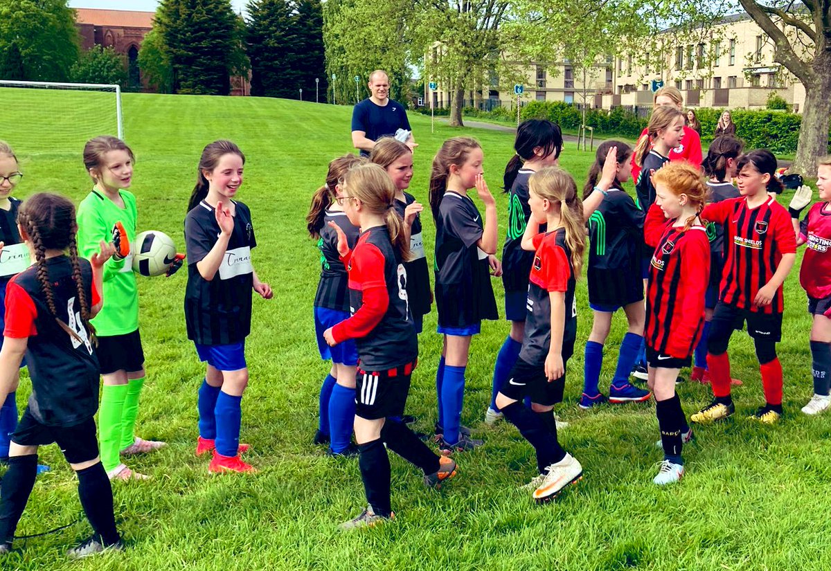 KPSFeed's tweet photo. Today, our KPS girls football team played a friendly @yorkracecourse against local grassroots team - Huntington Rovers. 

Well done to all the girls, especially the ones who made their footballing debut! #KPSPE #KnavesmireCharacter #Sporty #Healthy #Aspirational https://t.co/u9vNg7HmCd