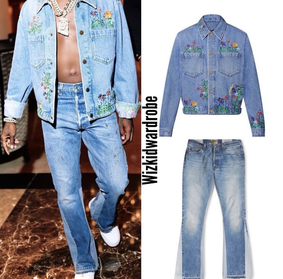 Louis Vuitton Denim Streetwear outfit, Gallery posted by Ludjero