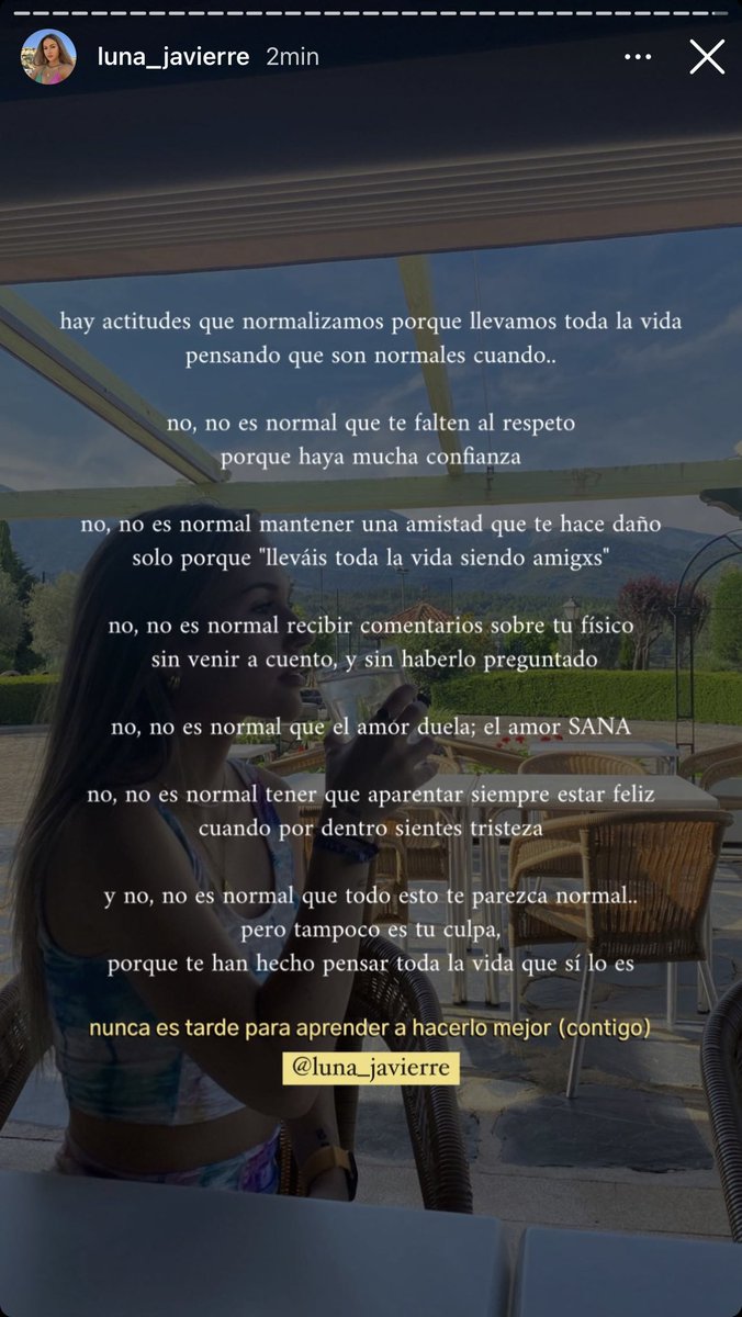 Luna_Javierre's tweet photo. no es normal, ni es tu culpa https://t.co/I6qDeiaEDZ