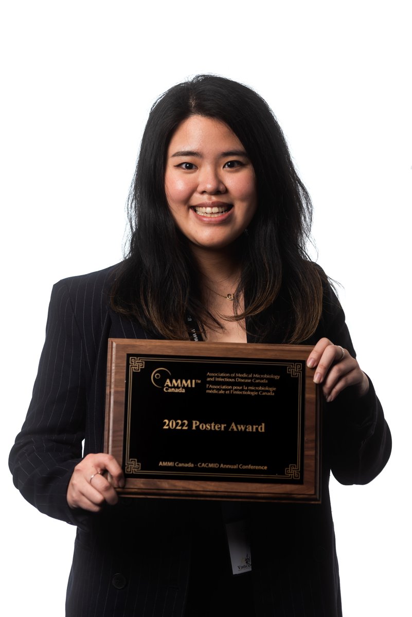 AMMICanada's tweet photo. Congratulations to all this years Annual Conference Poster Award winners!
AMMI Canada Poster Award – Guadalein Tanunliong
CACMID Poster Award – Aidan Nikiforuk & Christina Wong
CACMID Student Oral Presentation Award – Rand Al Ohaly
#awards #annualconference #ammicanada #cacmid https://t.co/TVKZlw1XHw