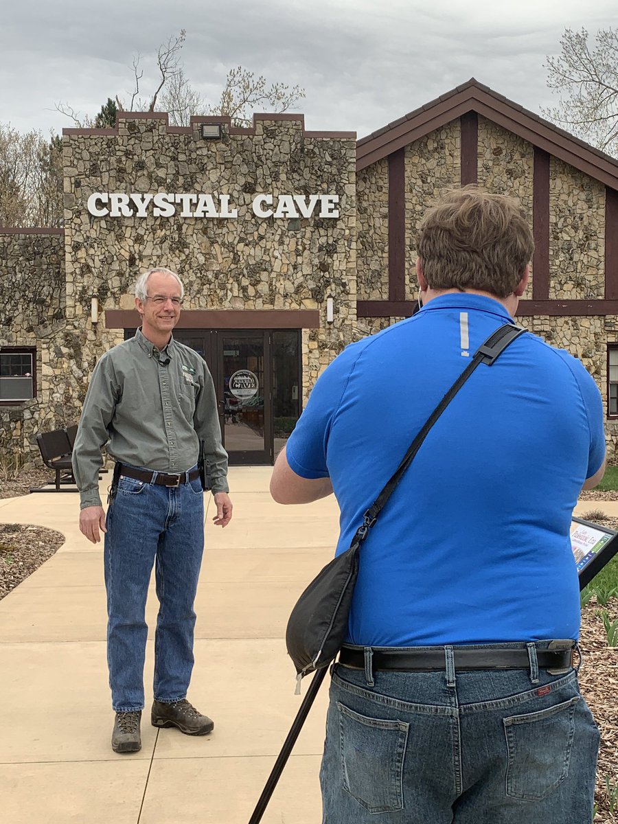 CrystalCaveWI's tweet photo. We had so much fun with @KSTP this morning! They are doing a story on Crystal Cave for @MinnesotaLiveTV that will air next Tuesday! https://t.co/41kOXRufgl