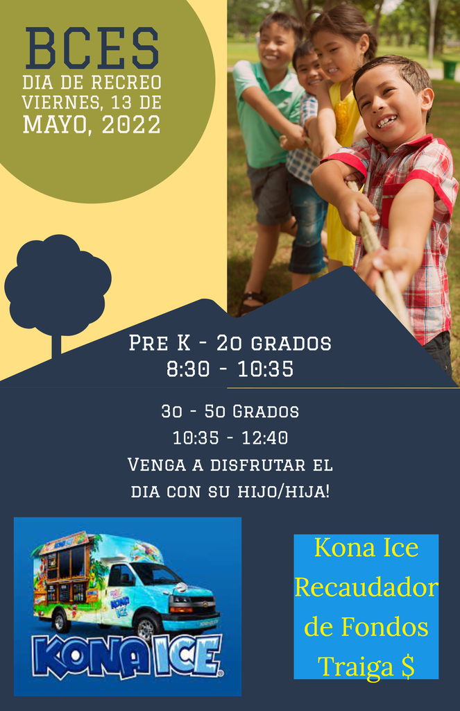 Field Day is Friday, May 13, 2022!