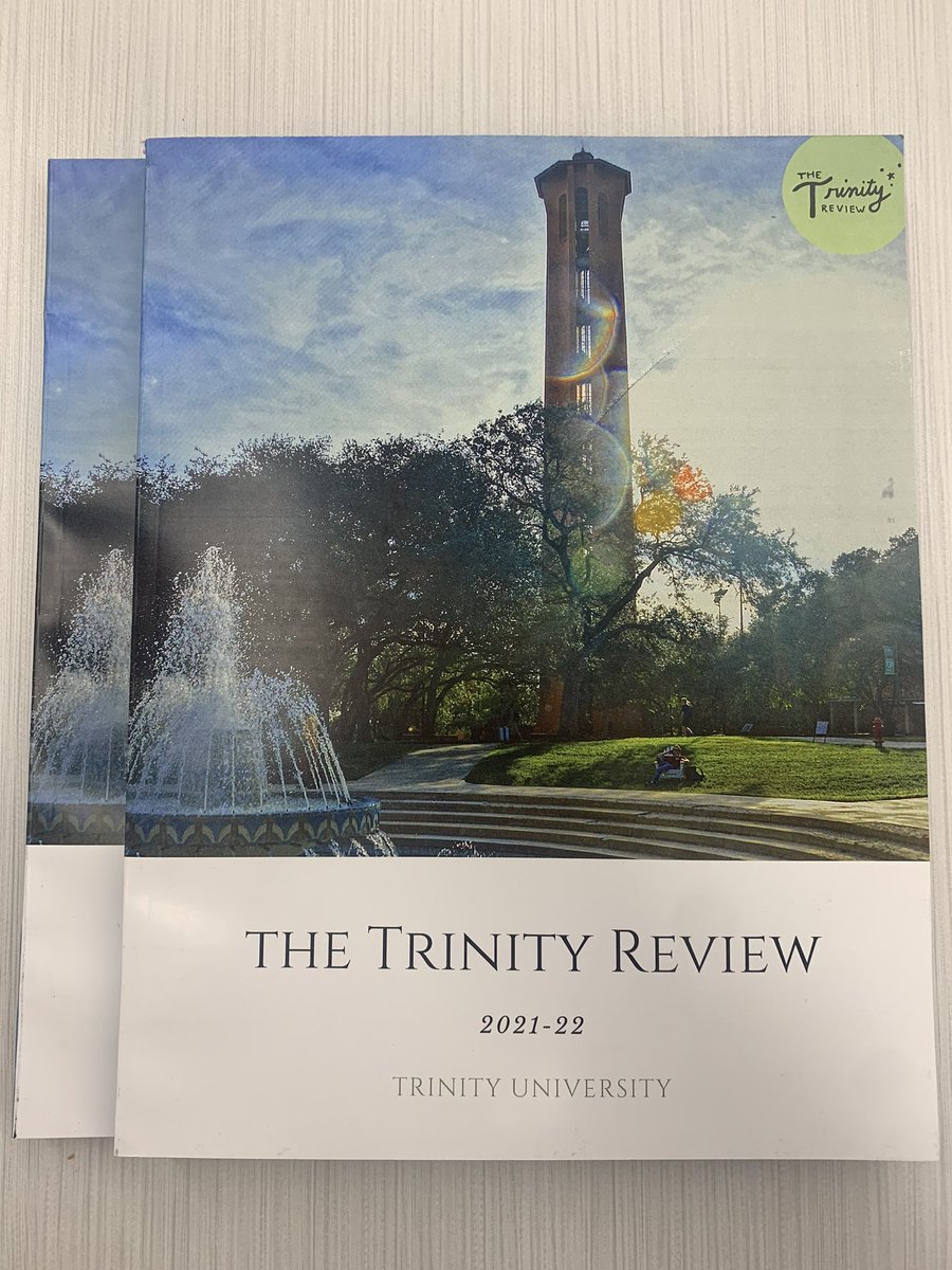 We are SO excited that the 2021-22 print edition of the Trinity Review is HERE!!! Thanks so much to our amazing staff and contributors for all their hard work! 📚🤍