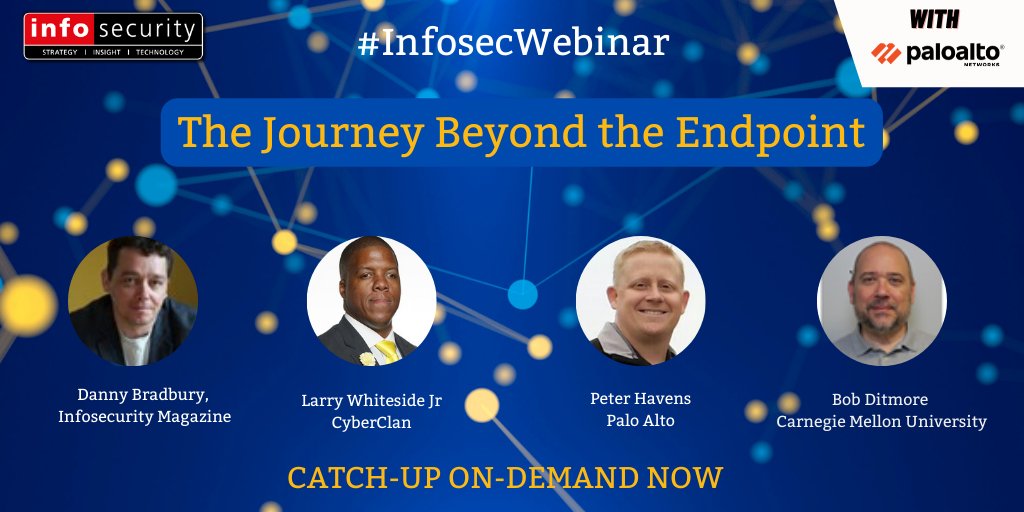InfosecurityMag's tweet image. [ON DEMAND] #NGAV, #EPP, #EDR, #XDR, just keeping up with the acronyms is a challenge! In this #InfosecWebinar we cut through the #EndpointSecurity noise &amp;amp; highlight the important factors to consider bit.ly/3CcBt2q @dannybradbury @LarryWhiteside @PaloAltoNtwks