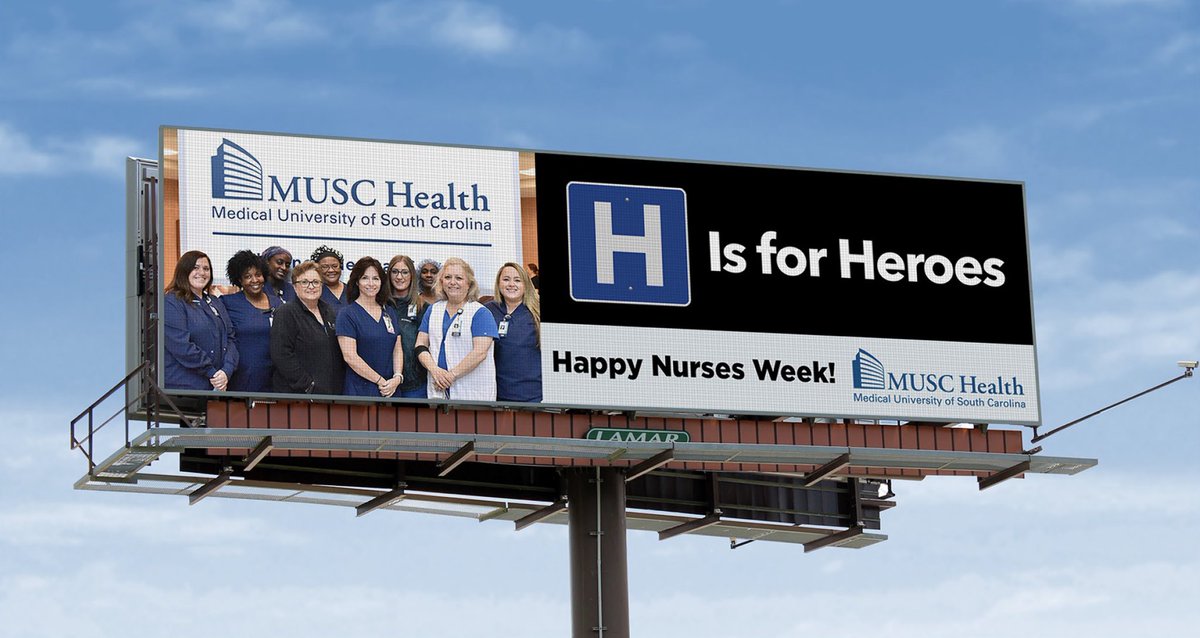 SCHospitals's tweet photo. Happy Nurses Week! 

H is for Heroes 😊. https://t.co/L2IFGsTEyF