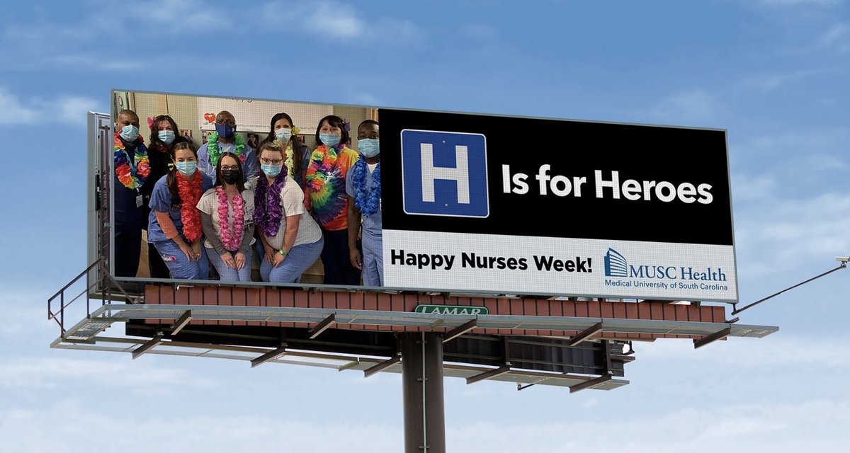 SCHospitals's tweet photo. Happy Nurses Week! 

H is for Heroes 😊. https://t.co/L2IFGsTEyF