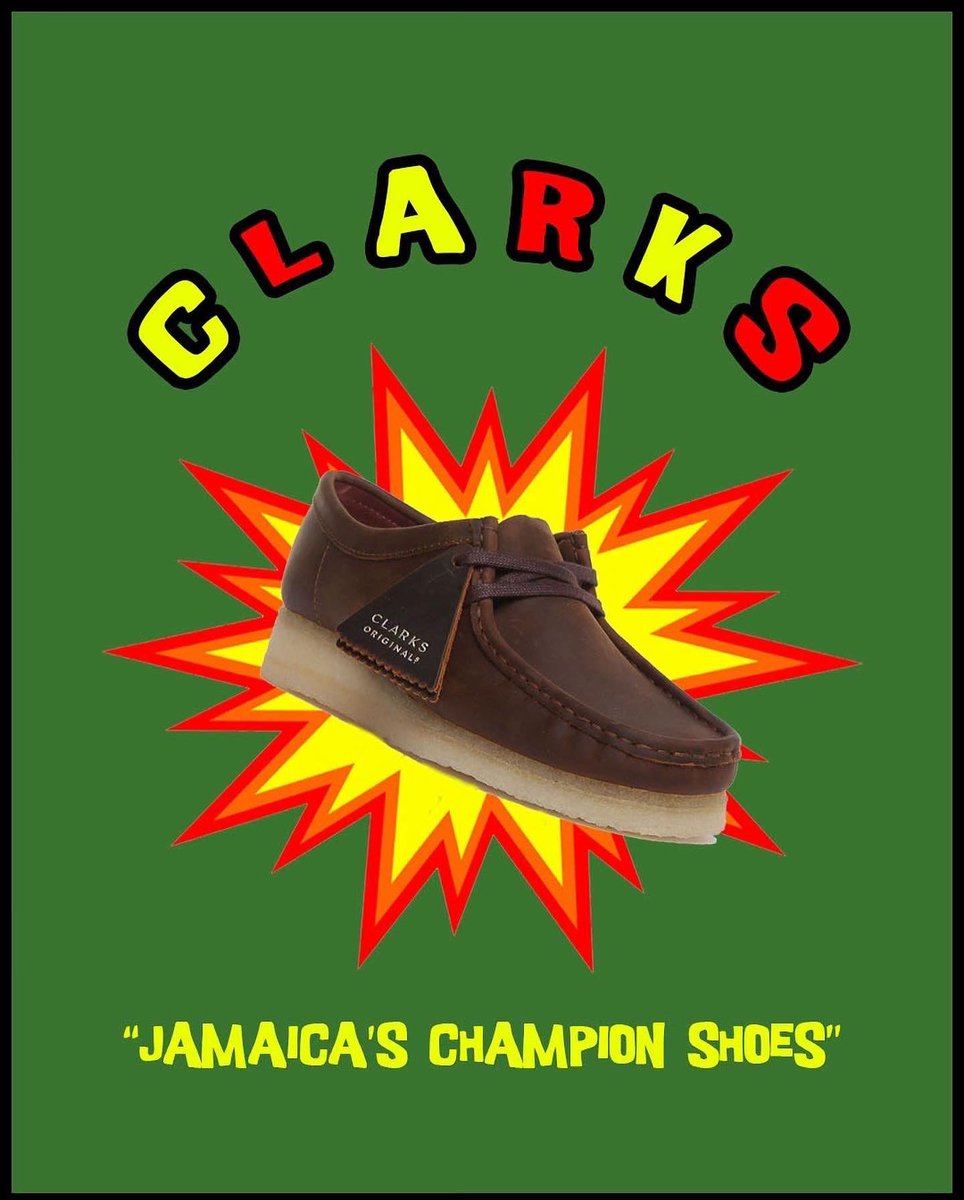 rootsdeh's tweet photo. Many people know that Jamaicans love Clarks, but here’s the history behind it 🇯🇲🏴󠁧󠁢󠁥󠁮󠁧󠁿

CLARKS IN JAMAICA - A THREAD https://t.co/4OgulxZIfW