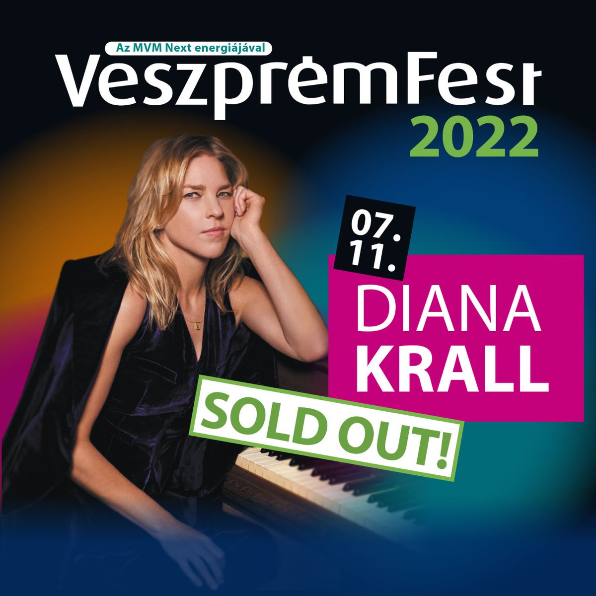veszpremfest's tweet photo. The show of @DianaKrall at #VeszpremFest2022 is sold out! 🙏🙏 https://t.co/H0PGZoWudZ