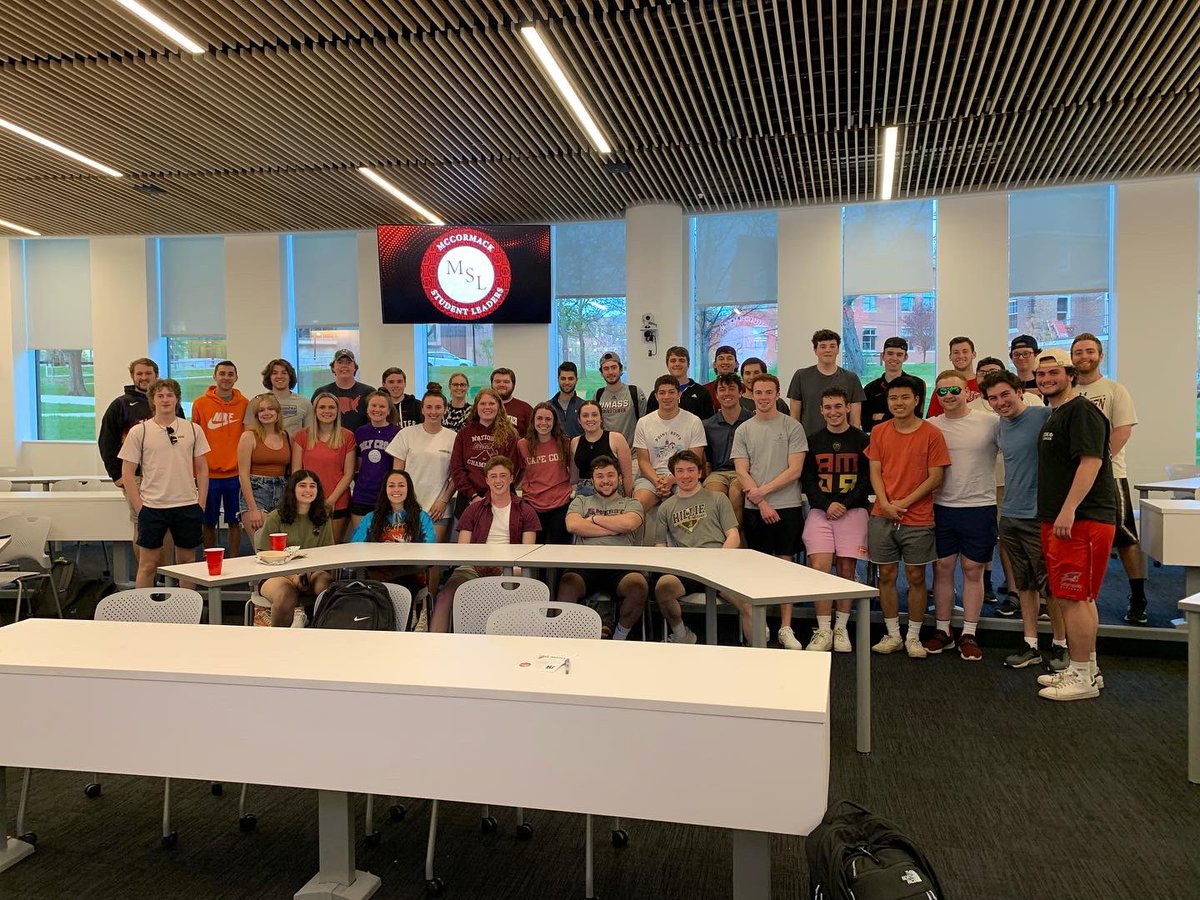 McCormack Student Leaders Club tweet media