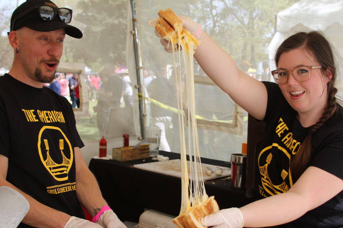 You're bound to have a "gouda" time this weekend at Southside Park. 🧀 @XosoSports's Grilled Cheese Festival is back on May 14 &amp; 15!

Find out how you can enjoy all of the cheesy goodness here: bit.ly/3Fy8x6U