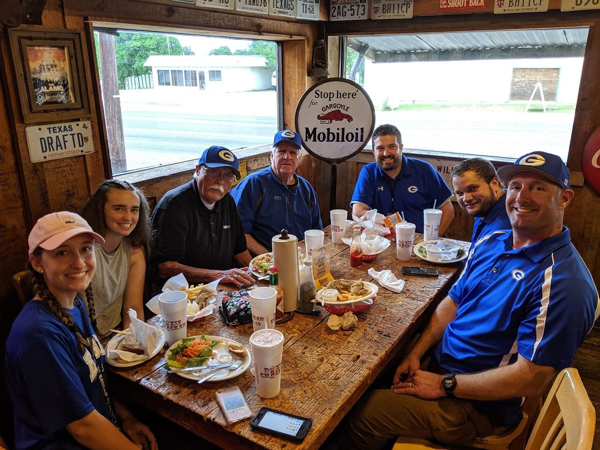 shnsports's tweet photo. Three years ago, members of the SHN FAM were celebrating another Georgetown Baseball playoff series victory. @EFND_Baseball is flying high again this season! @_david_england continues great work with the G'town crew. Appreciate you, Doppler Dave! #EFND 

From @robhipp and SHN Fam https://t.co/MbBxeyDxj3