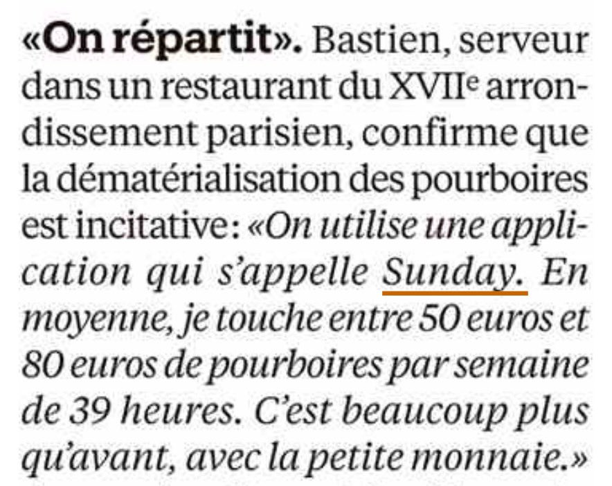 I started sunday after I saw how much more the team at Big Mamma was making in tips. Amazing to see other restaurants following suit
