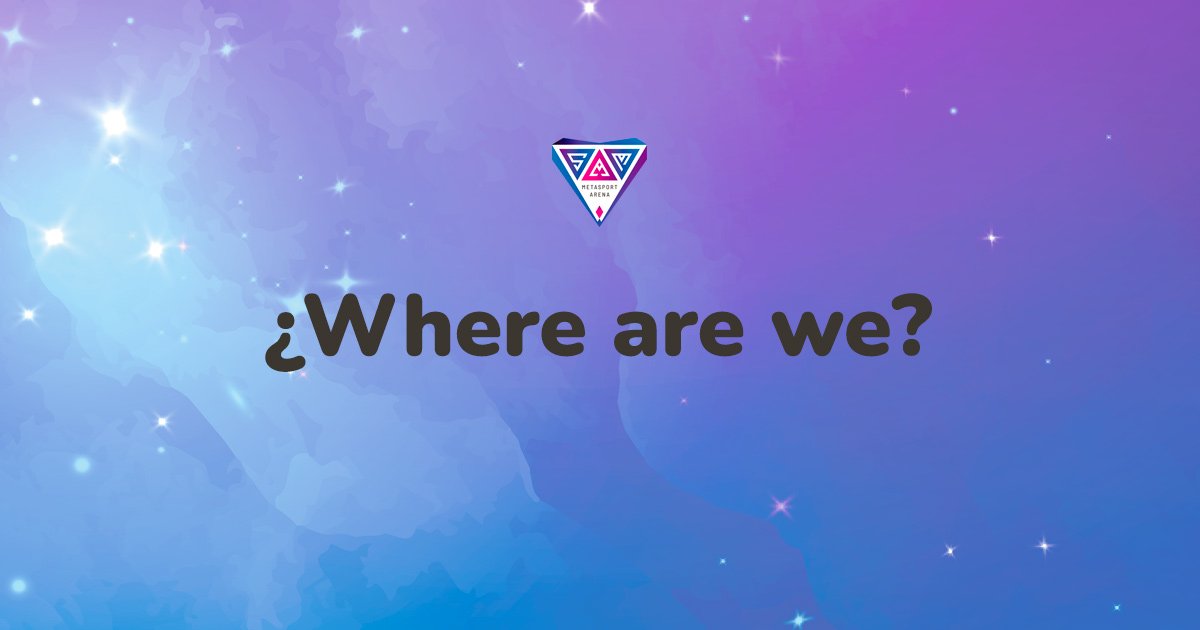 MetaSportArena's tweet photo. ¿Where are we?
We are everywhere. Breaking geographical boundaries, going beyond the physical plane, we became a real team in the metaverse.
Overcome your own limits, play with friends and prepare yourself for new challenges in our Meta Sports Arena.
#SamArena #Metaverse https://t.co/WB0KUeXNzz