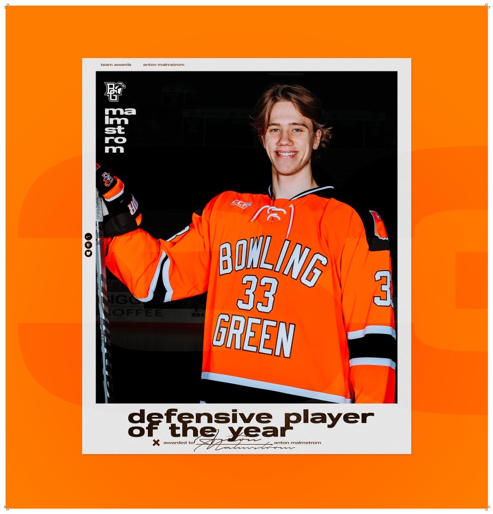2021-22 Team Awards
Defensive Player of the Year: Anton Malmstrom
🏒 Led the team with 60 blocked shots
@Malmstroem4