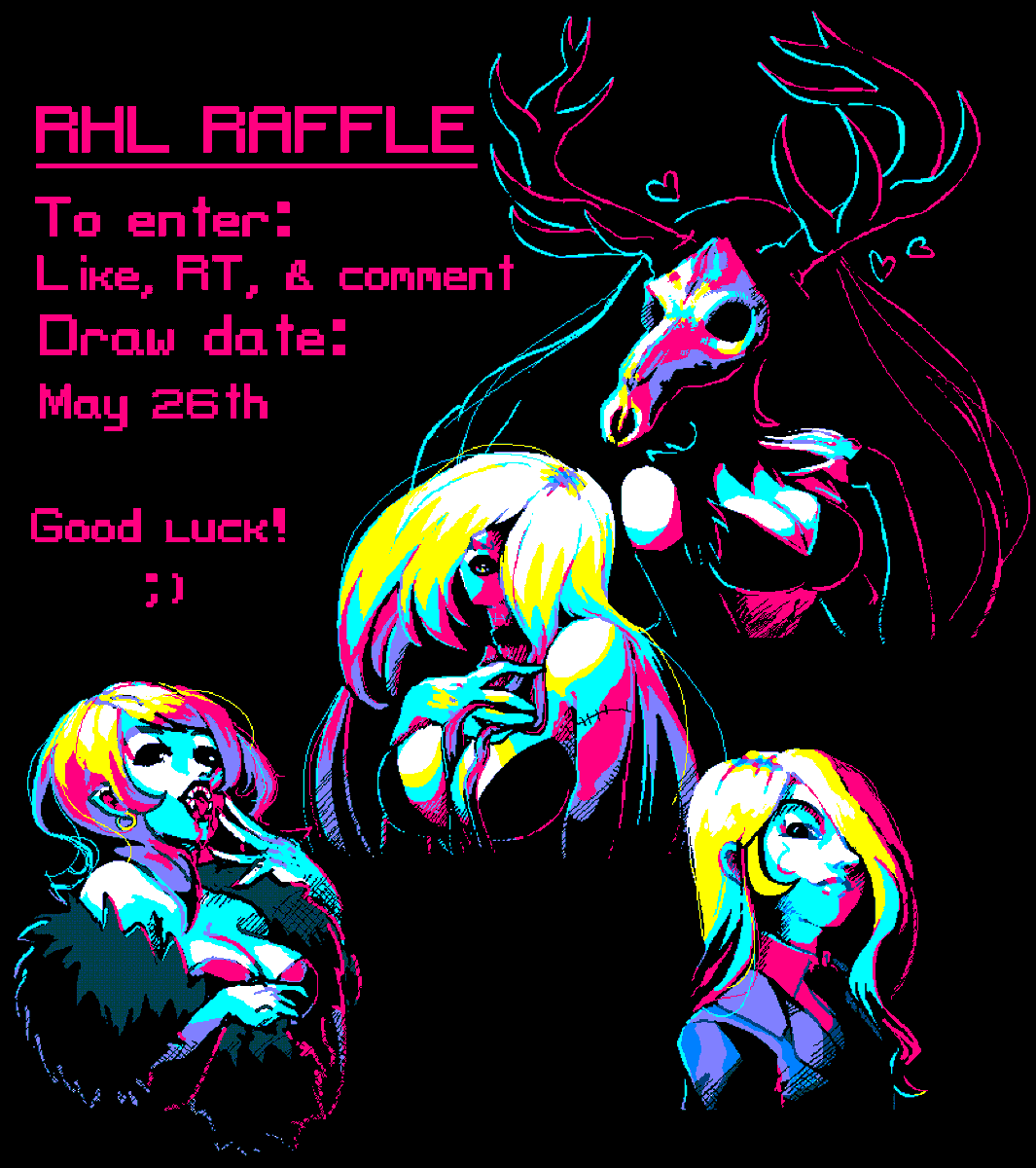 RhlPixels's tweet photo. ✨RAFFLE TIME ✨
I can't believe I broke 20K you folks are amazing let's have a RAFFLE. 

May 26th I will draw 3 names to win a XP Paint palette portrait sketch!

To enter, like RT and leave a comment!

Best of luck 💕💕💕 https://t.co/urEPio8lpz