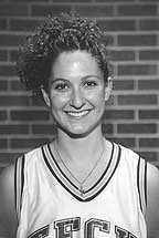 GoHardrockers's tweet photo. Today we are honoring Jami Barraclough for #TitleIX50. Barraclough (1996-2000) is the all-time leading scorer for the @HardrockerWBB program with 2,422 points and went to four NAIA national tournaments, including quarterfinals and semifinals appearances.
1/4 https://t.co/qQIGPhB0p3
