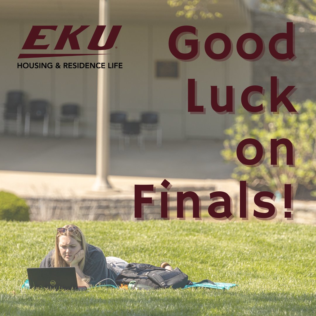 Good luck with your final exams Colonels!📚