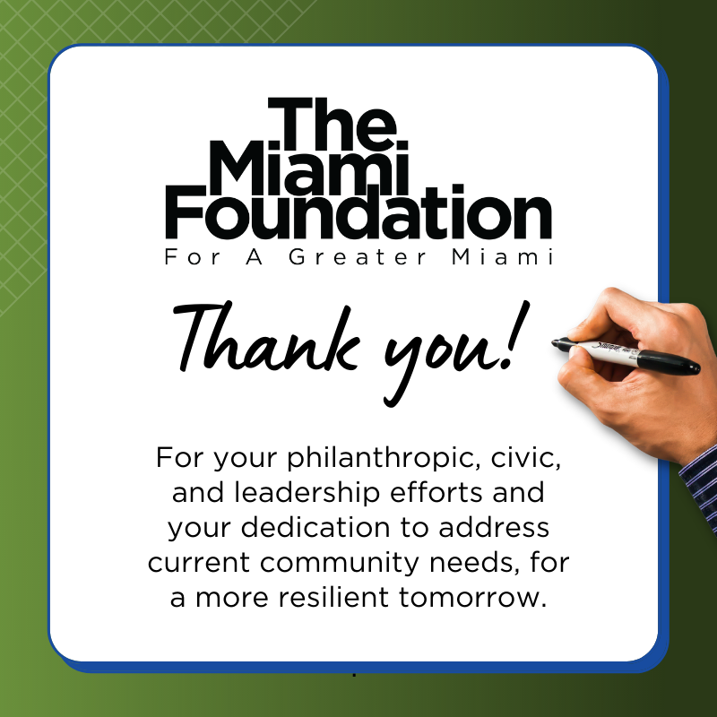 ProsperaUSA's tweet photo. #MiamiMonday - ๐Thank You! @miamifoundation for your philanthropic, civic, and leadership efforts and your dedication to address current community needs, for a more resilient tomorrow. ๐คฉ
#ProsperaUSA #ProsperaFunders #ProsperaPartners #HispanicEntrepreneurship https://t.co/H8azHikB82