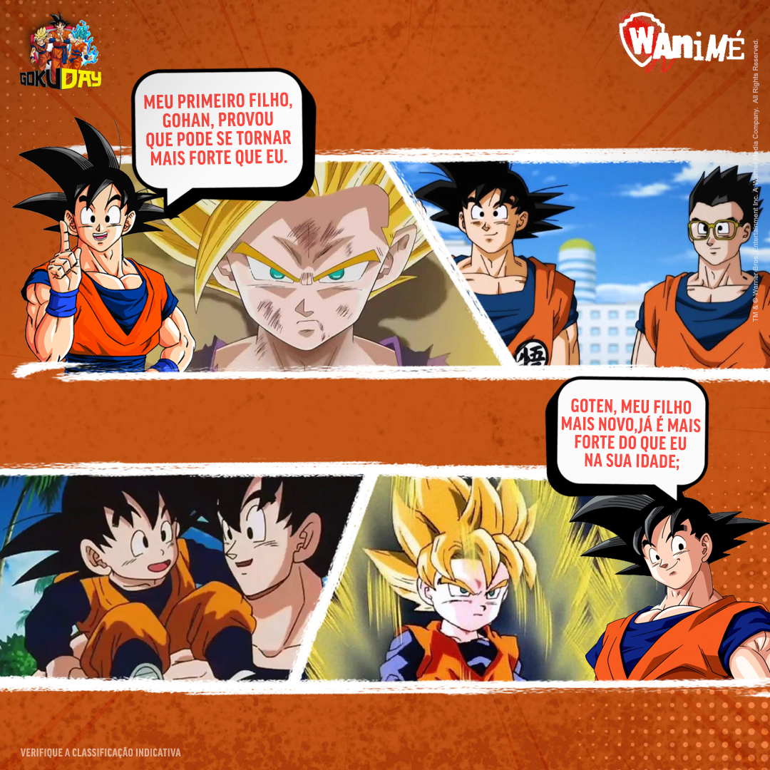 WHO'S YOUR FAMILY? - O FILHO DO GOHAN QUER APRENDER O INSTINTO