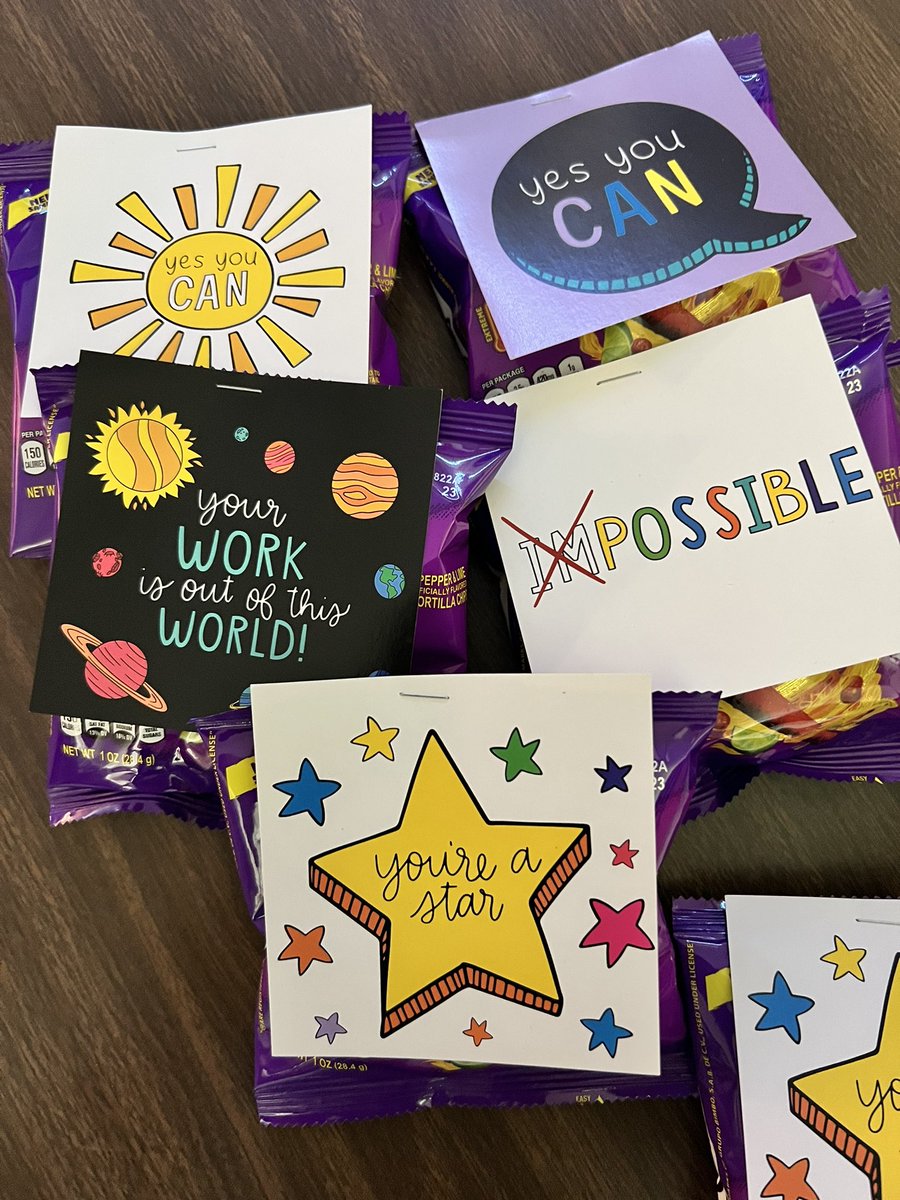 MsHdz5th's tweet photo. My 2nd graders gave a treat and wrote inspirational notes to @MsHowe1’s 5th graders! We know that they are going to do amazing on STAAR this week! https://t.co/el7wlr8U99