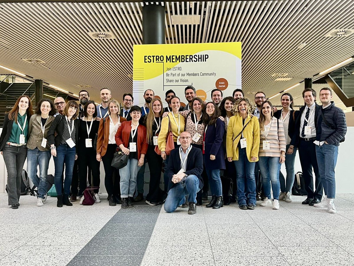 The University of Florence, Radiation Oncology Unit crew finally live, again #ESTRO2022 <a href="/ESTRO_RT/">ESTRO</a> <a href="/UNI_FIRENZE/">Università di Firenze</a> <a href="/AOUCareggi/">Azienda Ospedaliero-Universitaria Careggi</a> <a href="/OncoAlert/">OncoAlert</a> #OncoAlert #wearebackagain #radonc
