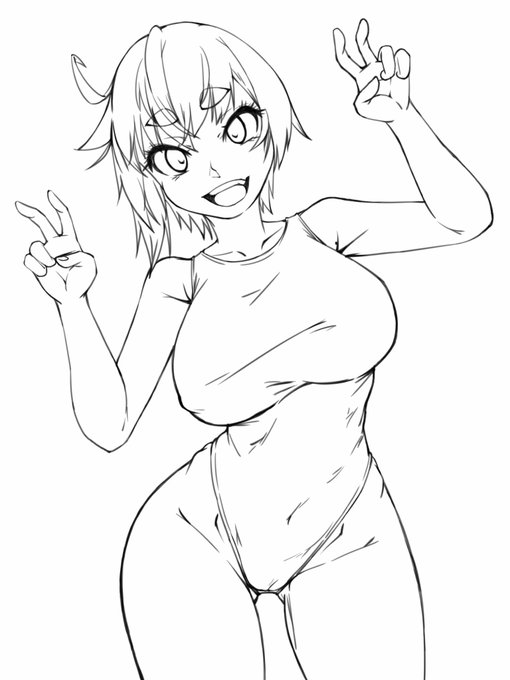 線画できたのであげときます
#九嶺蓮歌 