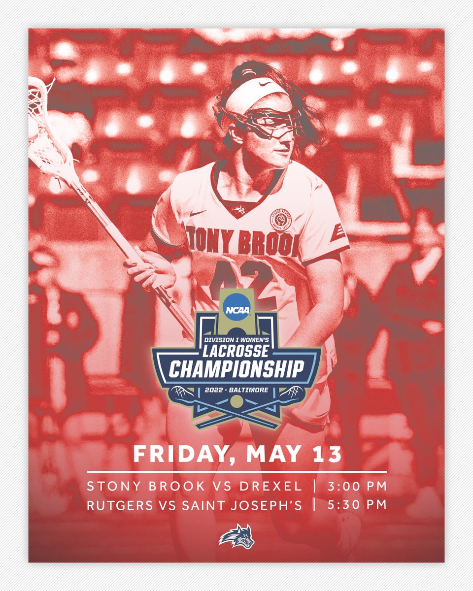 StonyBrookWLAX's tweet photo. Time to 𝐃𝐄𝐅𝐄𝐍𝐃 𝐇𝐎𝐌𝐄 𝐓𝐔𝐑𝐅 💪

🎟️ - https://t.co/qKR03v4tGw

🌊🐺 x #WinOneEarnOne x #NCAALAX https://t.co/wv1UJLZw9o