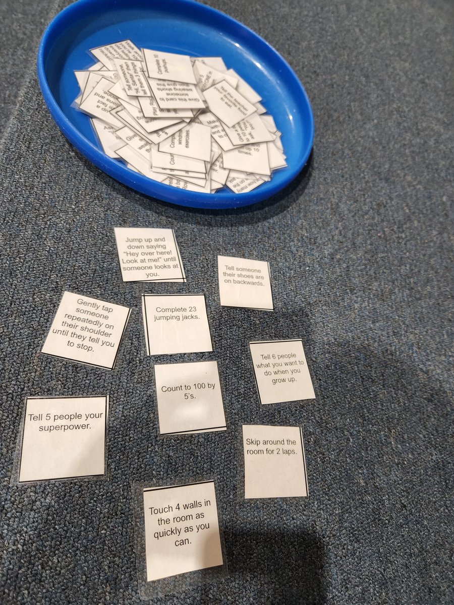 CoachCrowPE's tweet photo. 2nd Grade completing the Crazy Card Challenge. Goal is to help each other complete various challenges and promote positive interactions within the class community. https://t.co/UpILgKKFc6