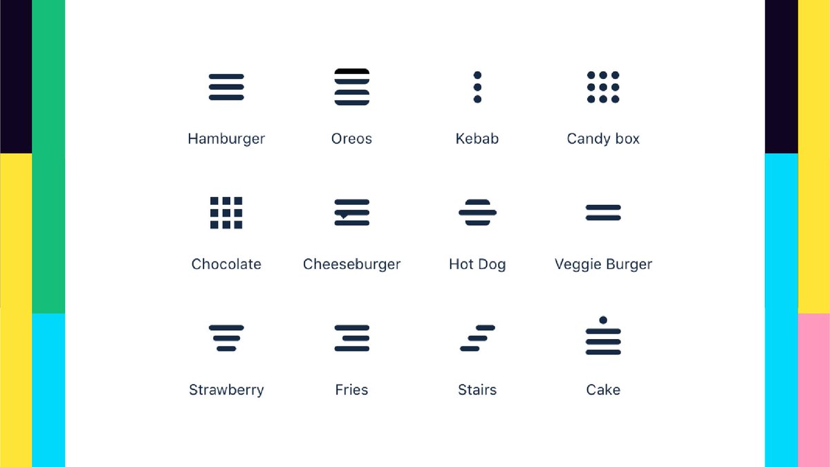 PeYaTech's tweet photo. El #MENU es un elemento de UI Design que almacena elementos de la navegación.

Se utiliza para simplificar interfaces y sitios con mucha info🤓

El menú horizontal (o hamburguesa 🍔) es el más común, pero existen otros👀

A qué no sabías que algunos tenían nombres tan geniales 😂 https://t.co/tm2mvoLUHB