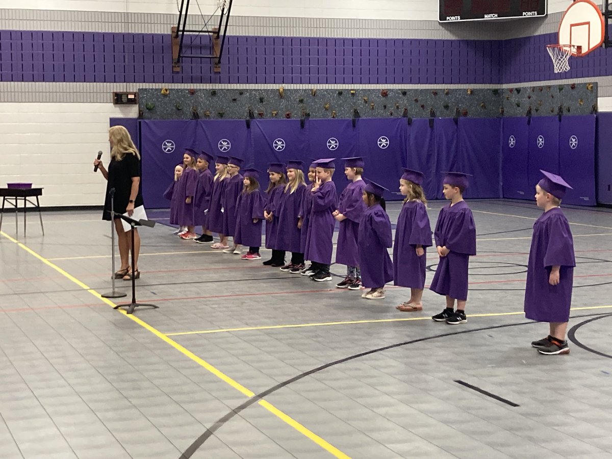 OCElementary's tweet photo. Celebrating the first of four Kindergarten graduations this week! https://t.co/zCUoTZv7wd
