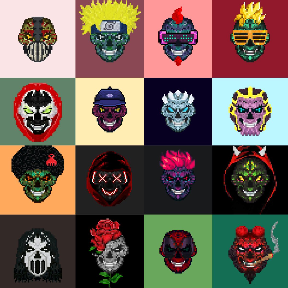 64*64px grid
ERC-721 
Smart contract
No gas fees
Total 1000 items
1/1 unique and hand drawn
Floor price:0.004 ETH

opensea.io/collection/bol…

 #nftart #opensea #cryptoart     #ElonMusk
#Bitcoin #Ethereum
#Metaverses #dogecoin #NFTCommunity #artofmmm #Drop #NFT