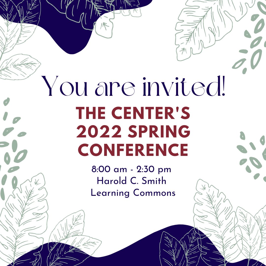 CenterTeaching's tweet photo. The Center is thrilled to be hosting a Spring Conference in the Learning Commons! We hope you can join us to connect, share, and learn with other Springfield College faculty members.

Check your emails for registration links! https://t.co/BeH2jeo753