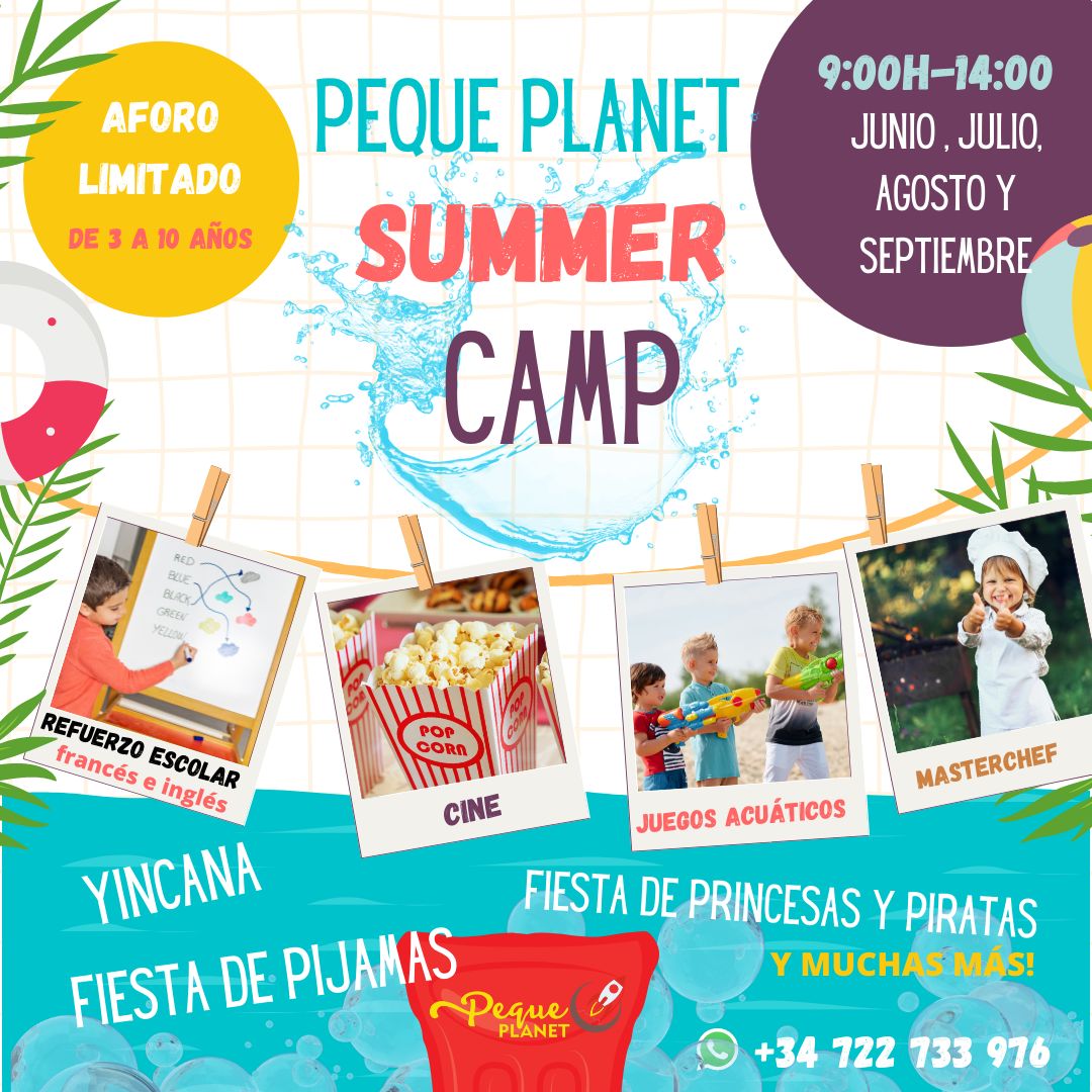 PEQUEPLANET12's tweet photo. Campamento VERANO 2022 https://t.co/IWlh1WENsR