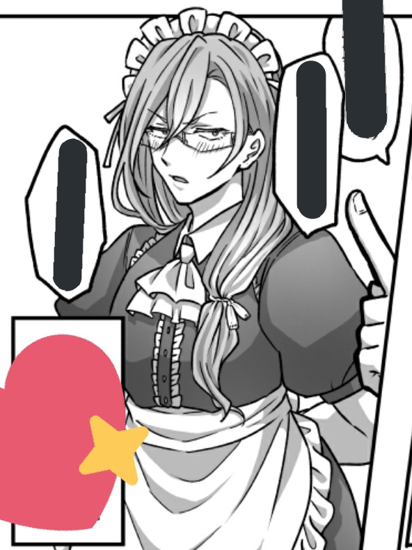 まだ🛹ハマって1ヶ月だしメイドの日に再掲できるメイド絵なんて………あった
何故…? 