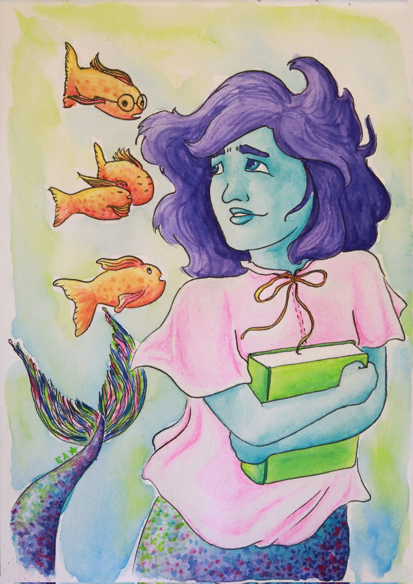 but_ev's tweet photo. Mermay - new kid at school 🧜‍♀️🏳️‍⚧️ https://t.co/qVF0c3qdg6