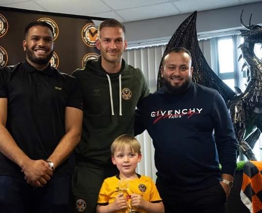 It was our pleasure to present <a href="/Mickeyd_09/">Mickey Demetriou</a> this season, Fans for Diversity Exiles Together Player of the season. #ArmberArmy