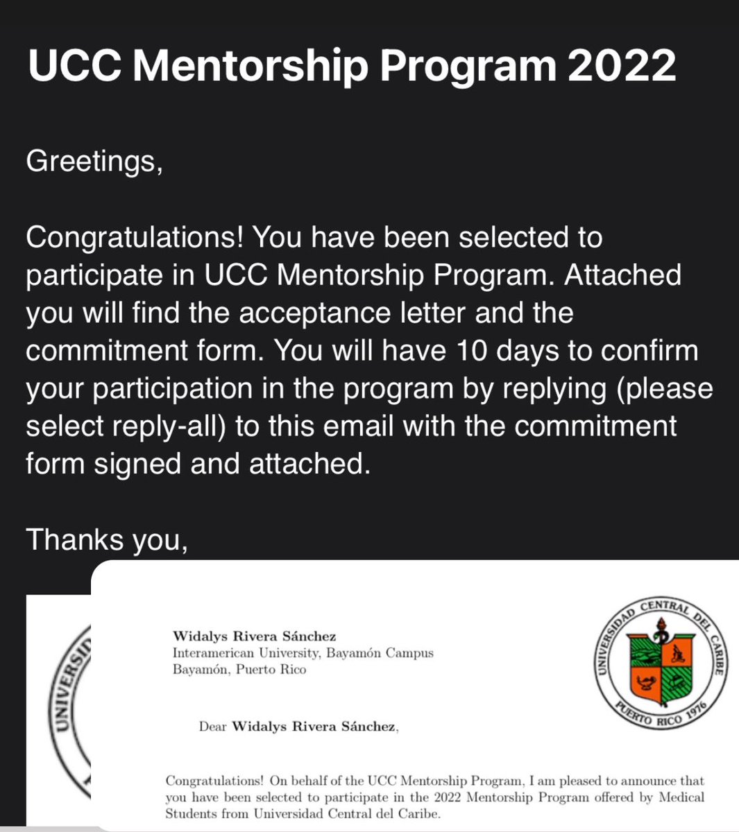 widarivera's tweet photo. Got accepted for the first UCC Mentorship Program 2022 this summer🙏🏻 Grateful for this opportunity to develop in different areas to prepare for medical school. 

Aspiring and dreaming✨✨✨ https://t.co/kxghS37szp