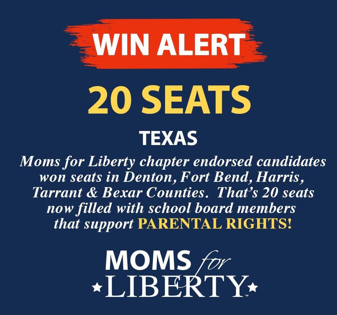 Moms for Liberty on Twitter "🎉 BIG School Board Wins for PARENTS in
