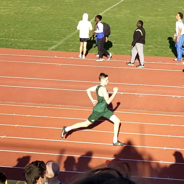 OdiernoSteven's tweet photo. Enjoyed running the 100m and 200m at the Big North Frosh / Novice Conference Championship. Congrats to my teammate Elijah Smith for winning the Frosh gold in the 100m and silver in the 200m &amp; all of the SJR throwers who medaled. https://t.co/rn1B3ZWOKy