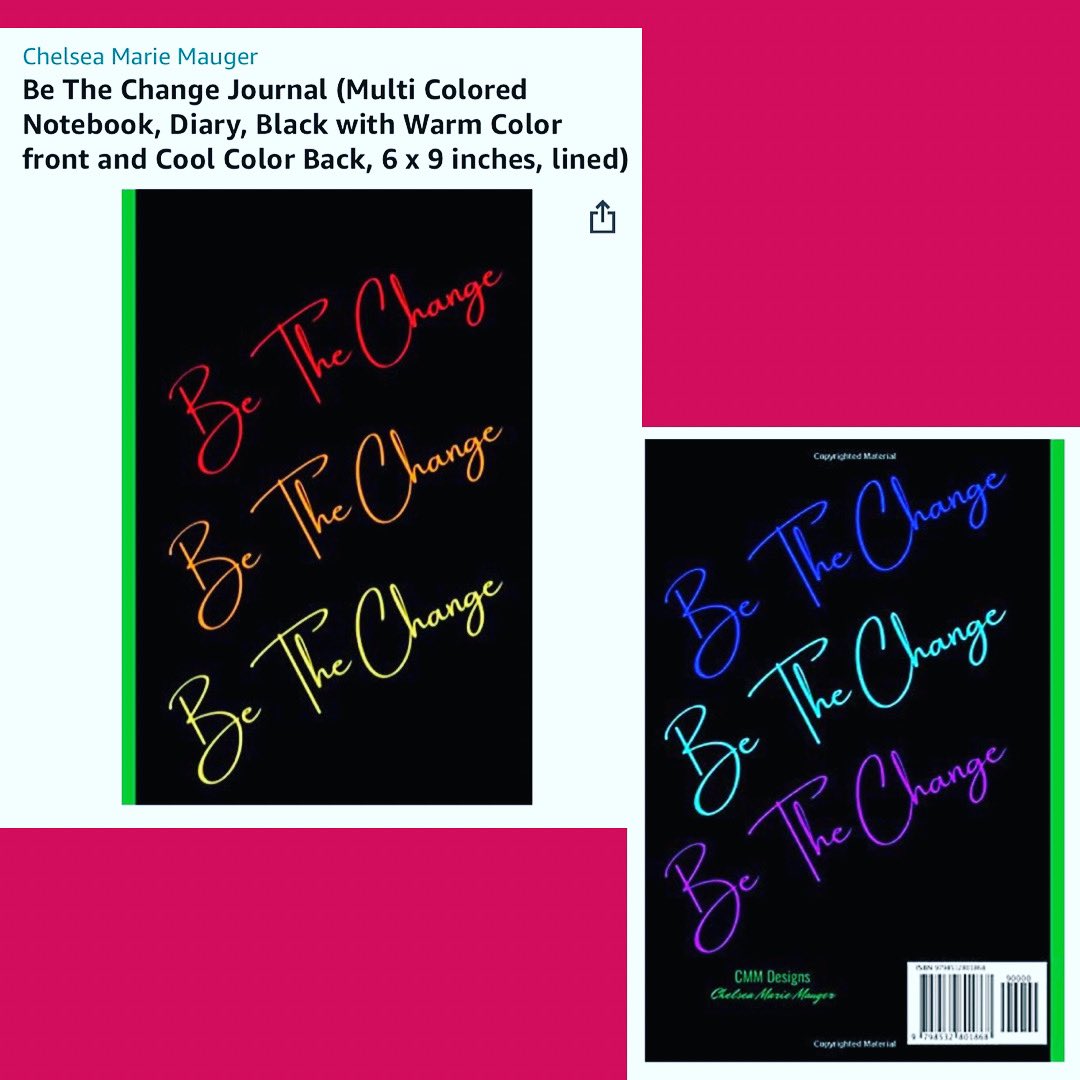 ChelseaMauger's tweet photo. #BeTheChange.
#BeEVERYTHING You Wish You Could See. β€οΈ
Be #Everything You #Wish Things COULD BE.
Be Everything Your #Life #CALLS YOU to Be.
Be Everything You #SEE in Your #DREAMS.
You Have #UNLIMITED #Capacity. π€
#Journal by #ChelseaMarieMauger:
π https://t.co/z58lyDDi0A https://t.co/R6Pw5bnHD7